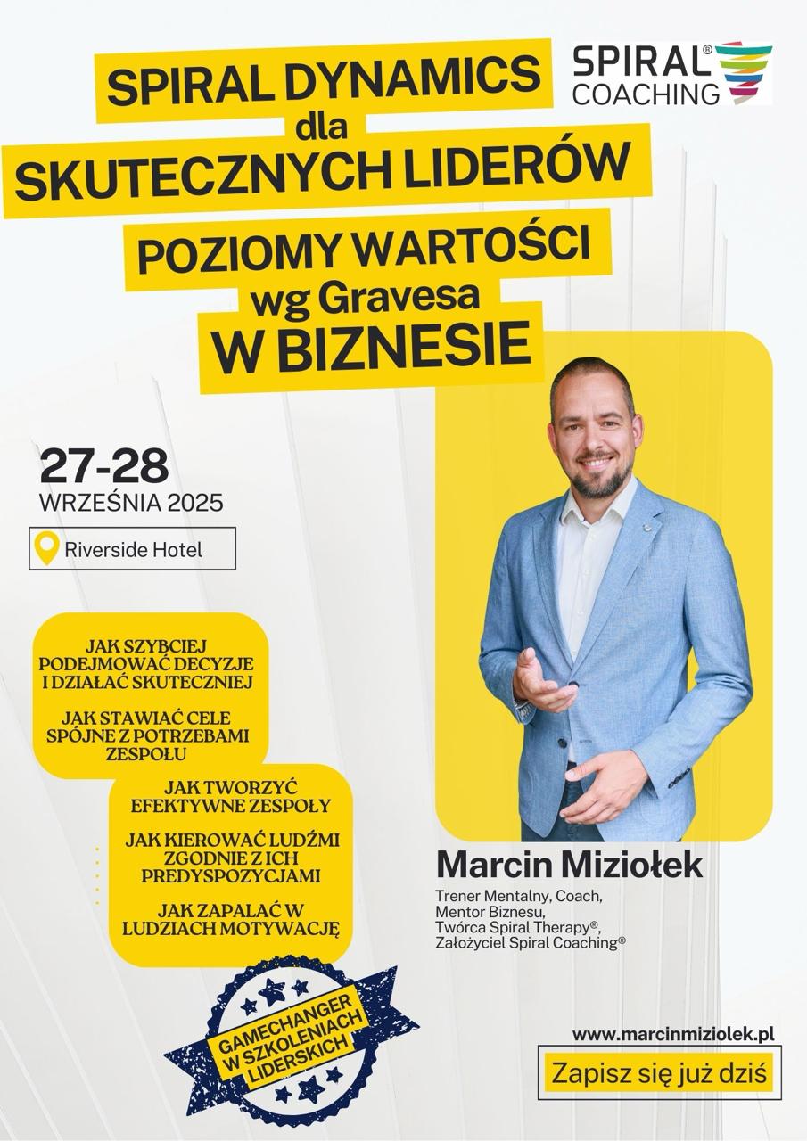 Poziomy wartości w biznesie – Spiral Dynamics dla skutecznych liderów
